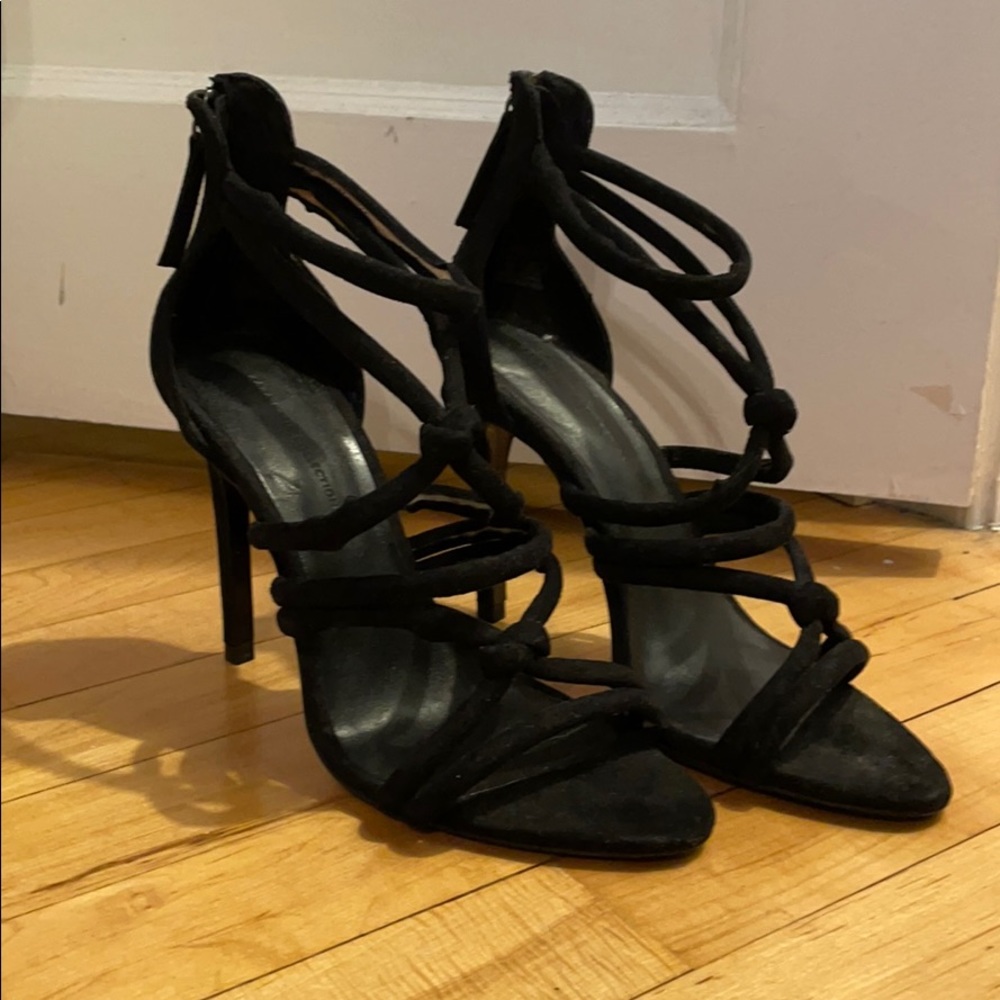 Zara Strappy Black Heel